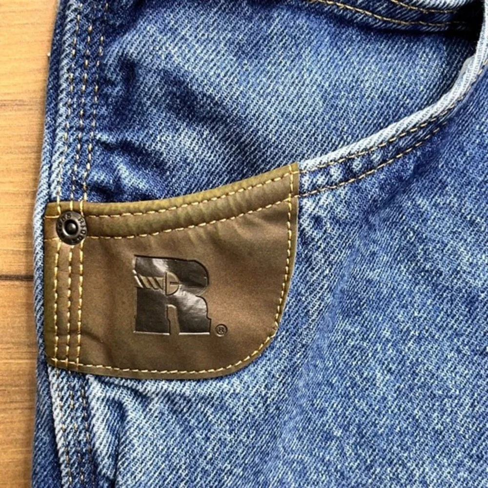 Wrangler Jeans Men's 42 X 30 Blue 100% Cotton 5 Pockets Straight Leg Zip Fly‎